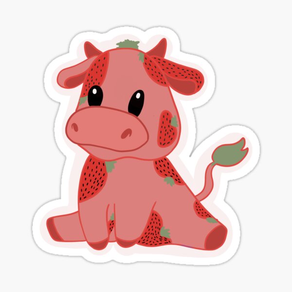 Detail Strawberry Cow Pictures Cute Nomer 44