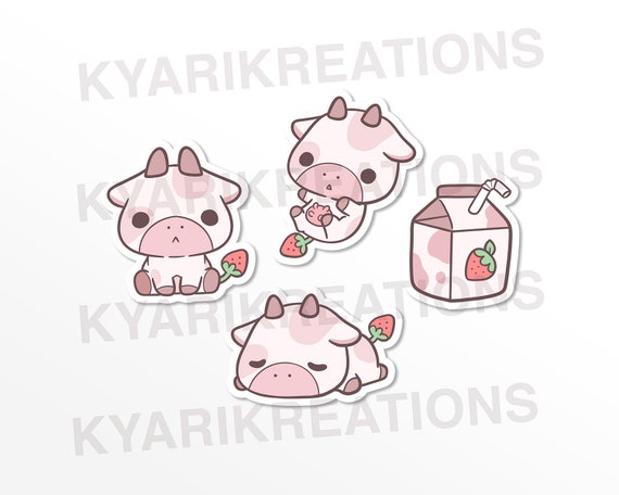 Detail Strawberry Cow Pictures Cute Nomer 9