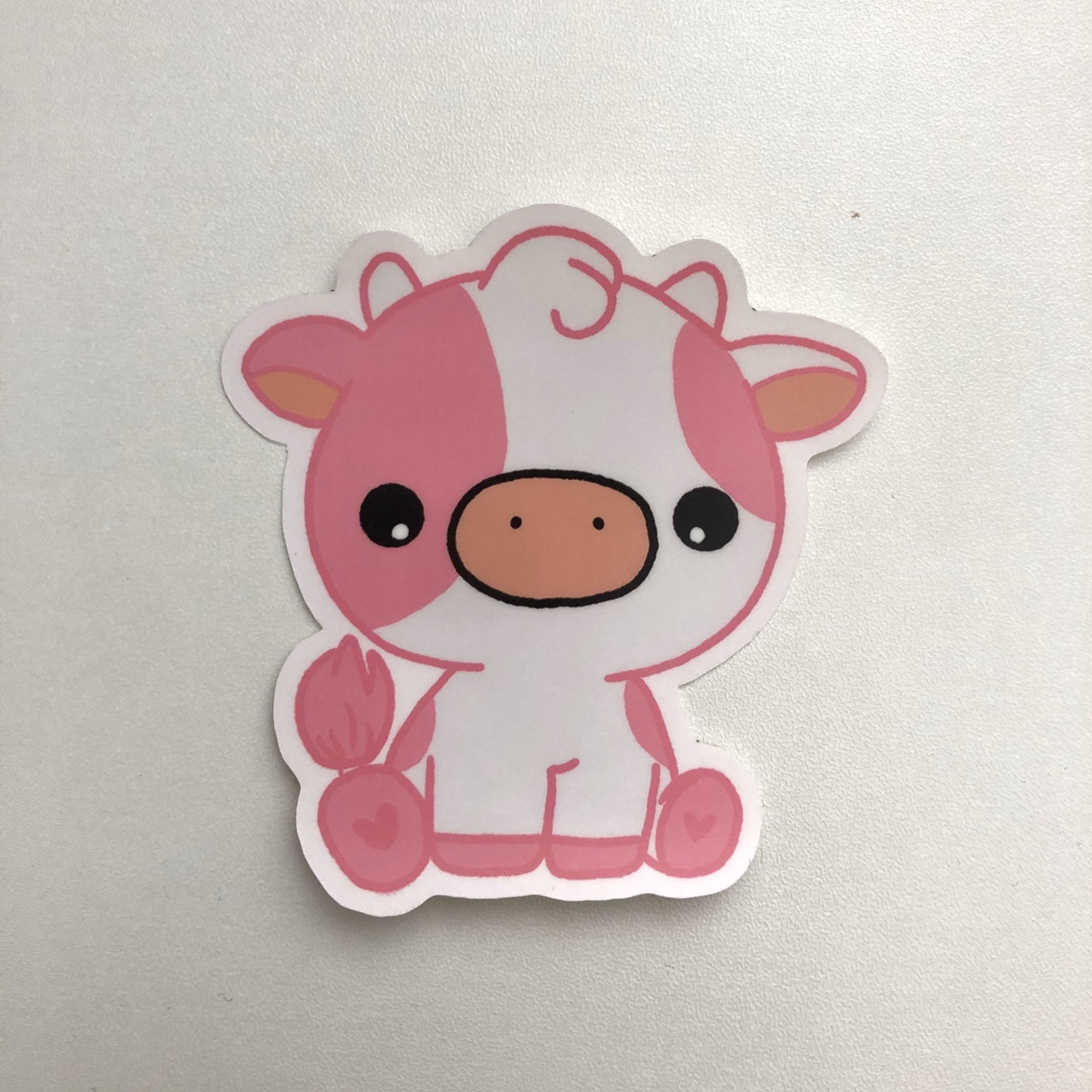 Detail Strawberry Cow Stickers Nomer 39