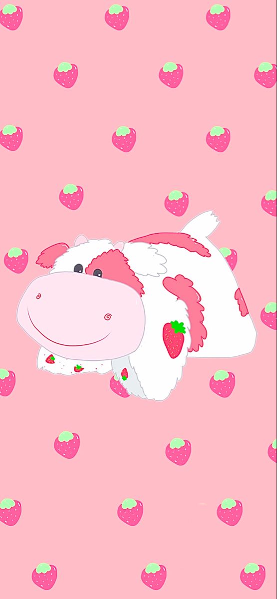 Detail Strawberry Cow Wallpaper Iphone Nomer 4