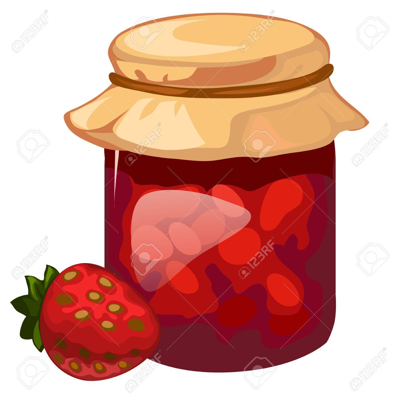 Detail Strawberry Jam Clipart Nomer 11