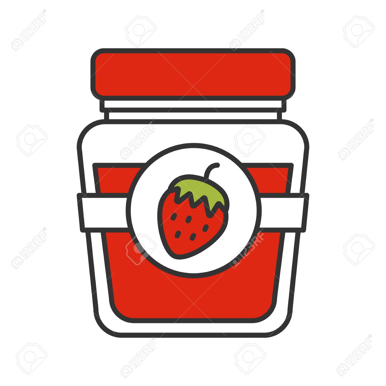 Detail Strawberry Jam Clipart Nomer 12