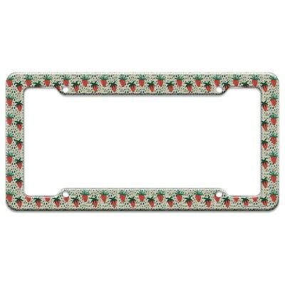 Detail Strawberry License Plate Frame Nomer 13