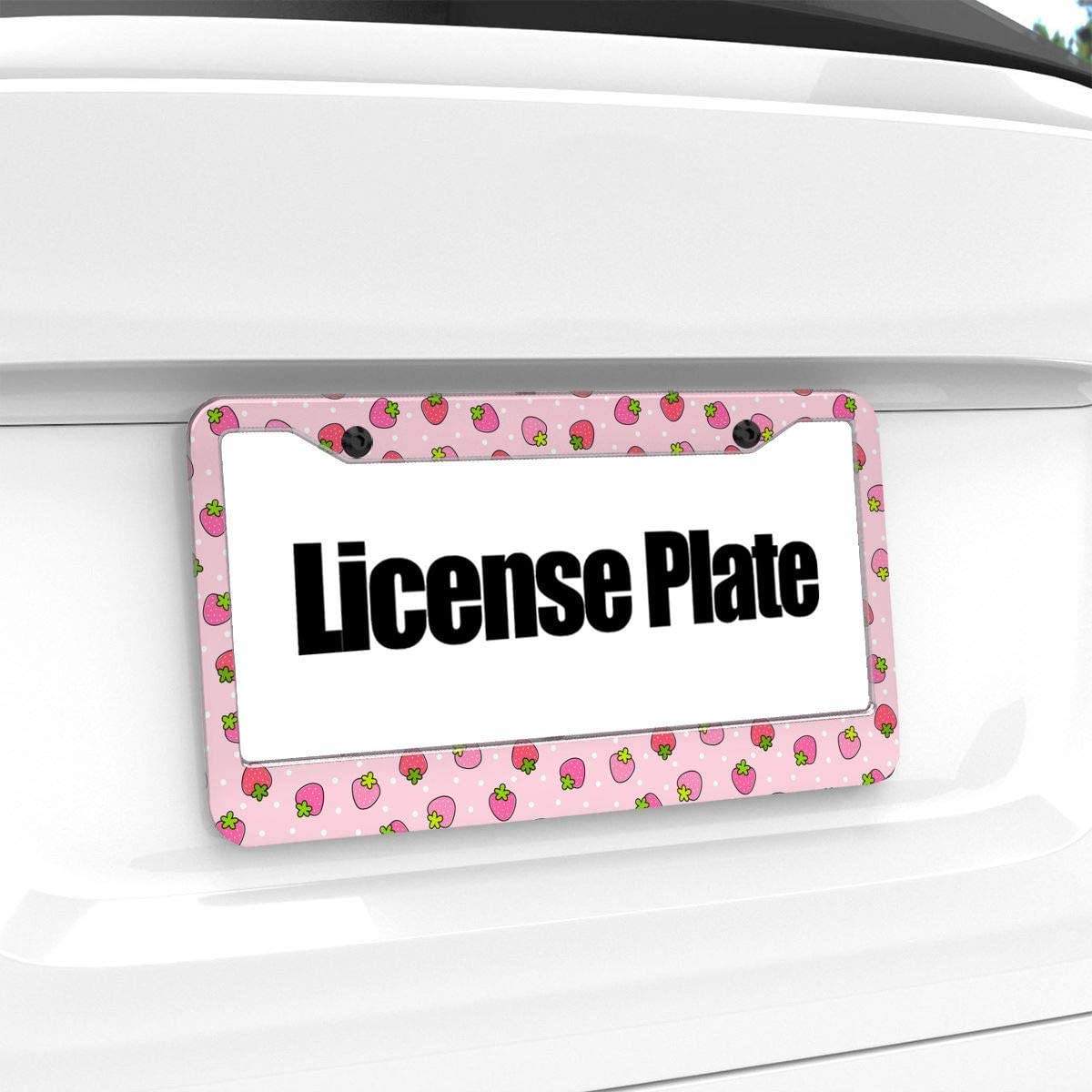 Download Strawberry License Plate Frame Nomer 14