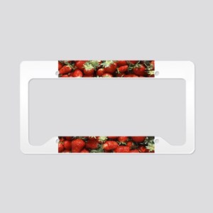 Detail Strawberry License Plate Frame Nomer 48