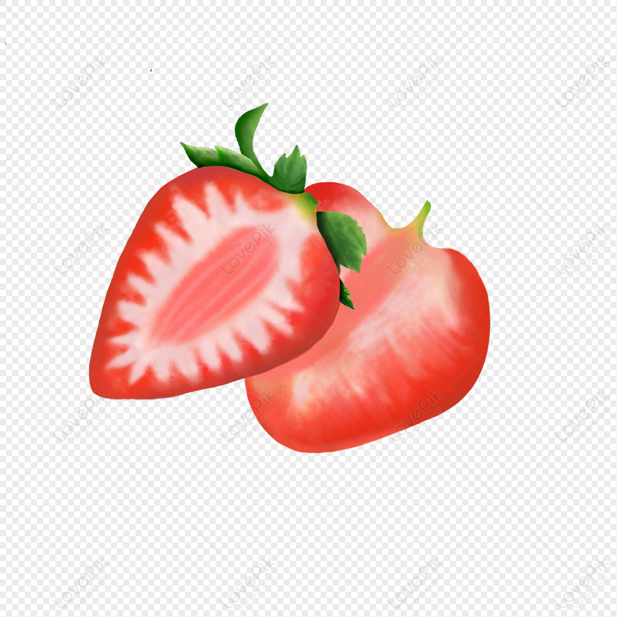 Detail Strawberry Slice Png Nomer 51