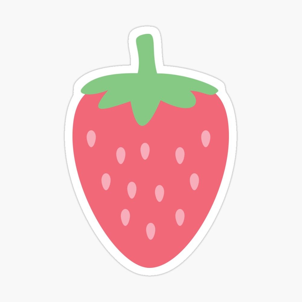 Detail Strawberry Sticker Png Nomer 3