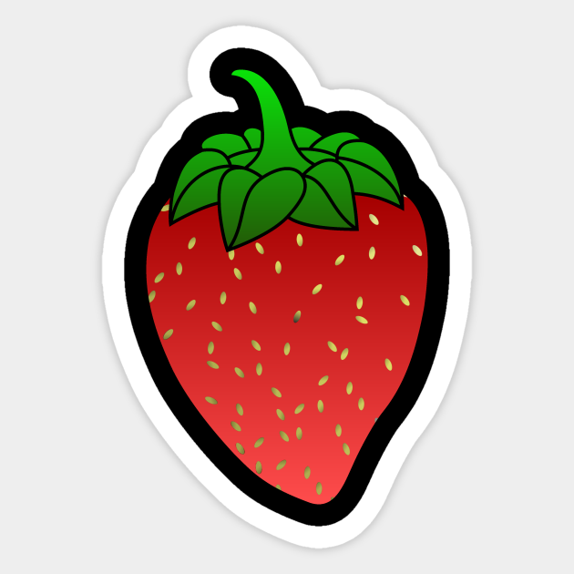 Detail Strawberry Sticker Png Nomer 40