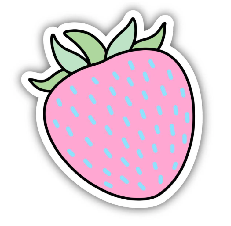 Detail Strawberry Sticker Png Nomer 43