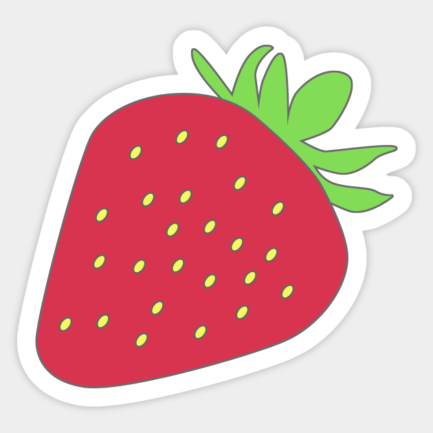 Detail Strawberry Sticker Png Nomer 46