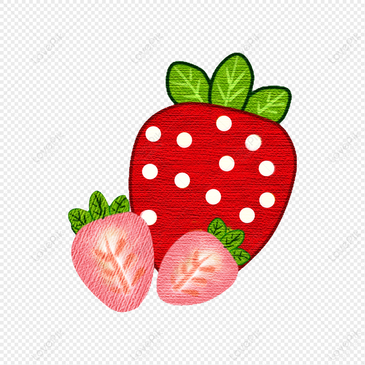Detail Strawberry Sticker Png Nomer 52