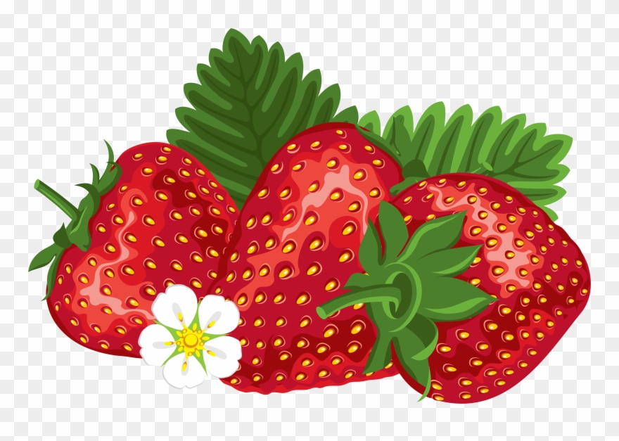 Detail Strawberry Transparent Background Nomer 39