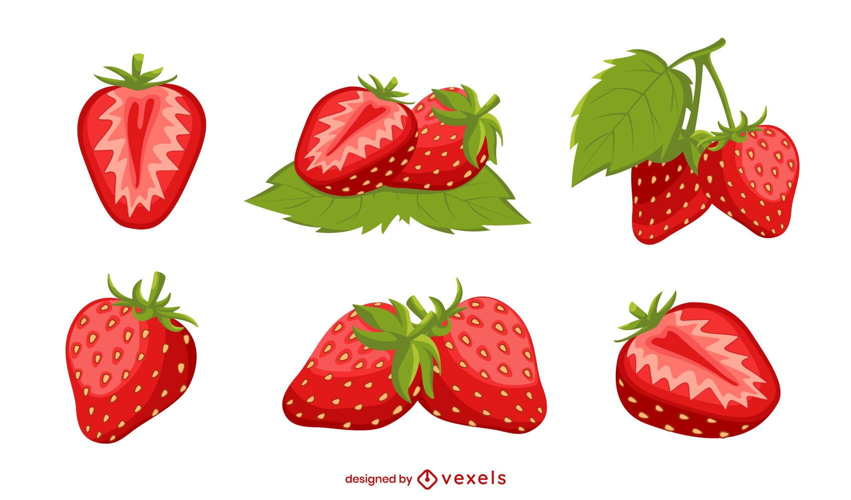 Detail Strawberry Vector Png Nomer 29