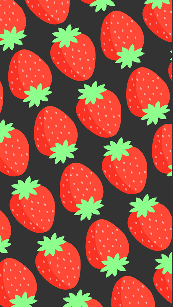 Detail Strawberry Wallpaper For Iphone Nomer 25