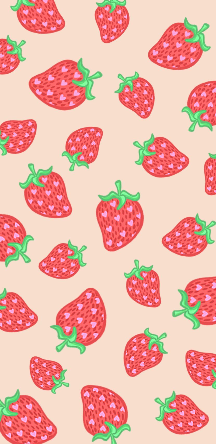 Detail Strawberry Wallpaper For Iphone Nomer 4