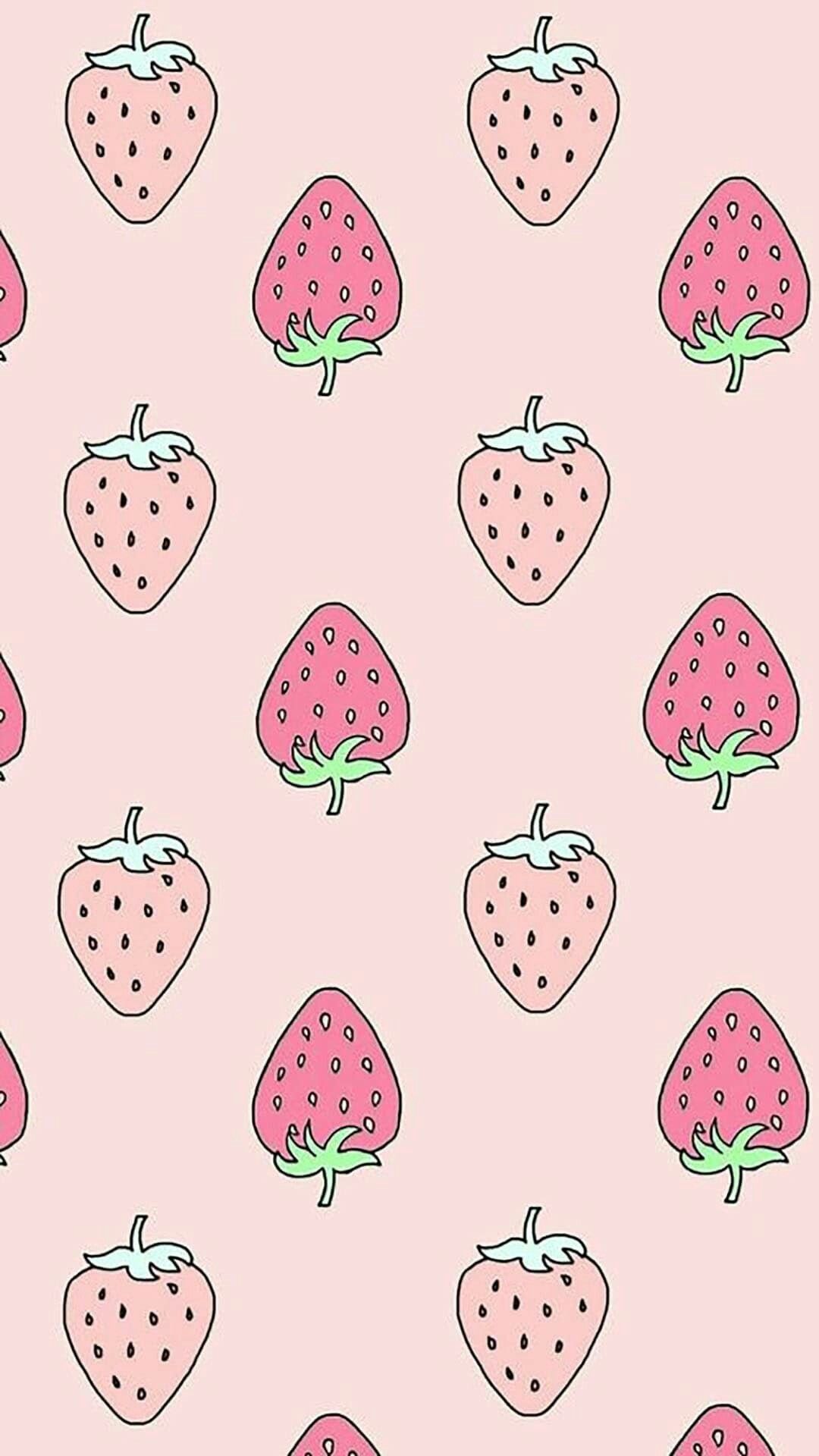 Detail Strawberry Wallpaper For Iphone Nomer 27