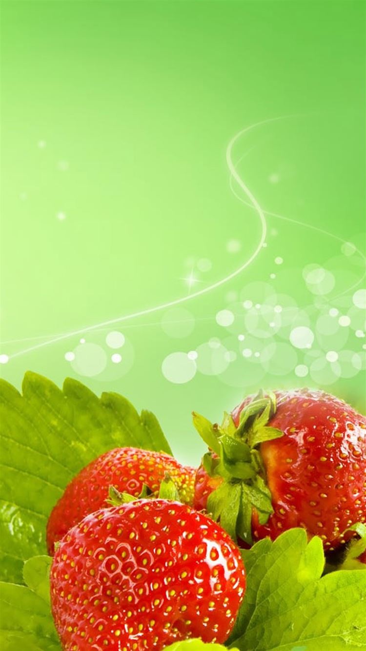 Detail Strawberry Wallpaper For Iphone Nomer 6