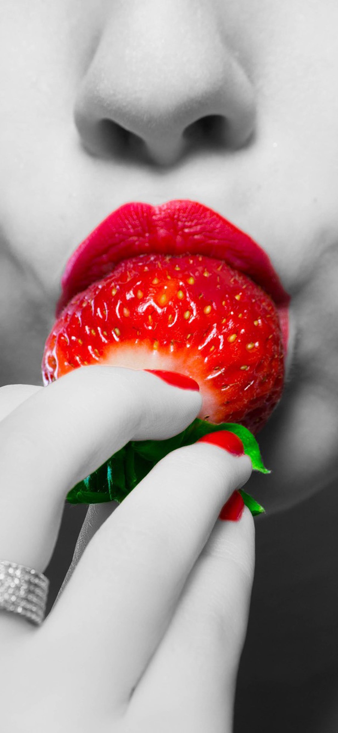 Detail Strawberry Wallpaper For Iphone Nomer 44