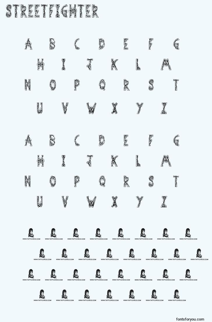 Detail Street Fighter 5 Font Nomer 25