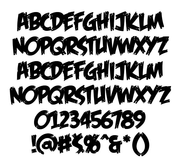 Detail Street Fighter 5 Font Nomer 9