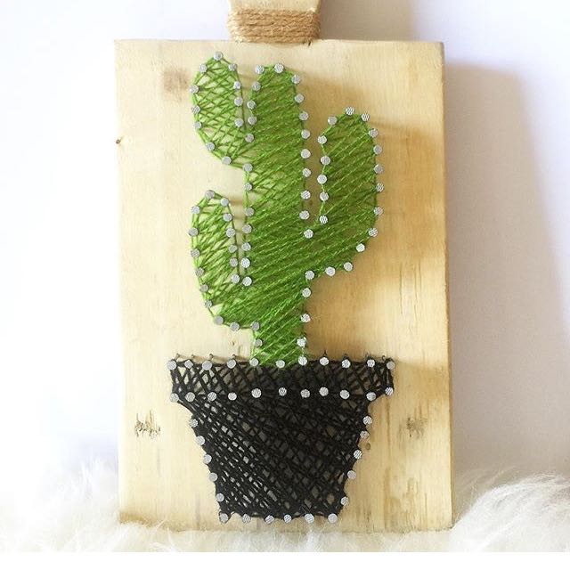 Detail String Art Bunga Nomer 23