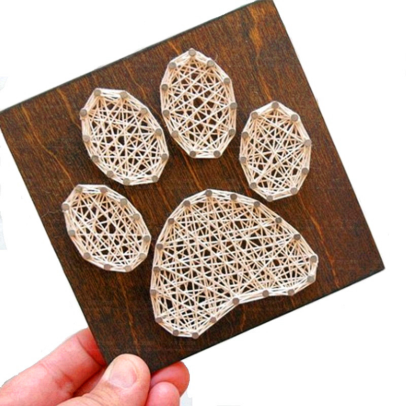 Detail String Art Bunga Nomer 32