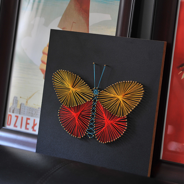 Detail String Art Bunga Nomer 43