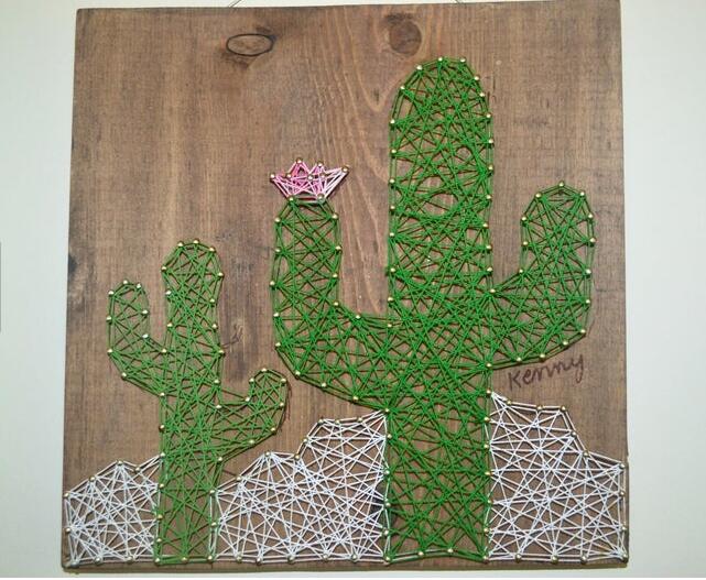 Detail String Art Kaktus Nomer 35