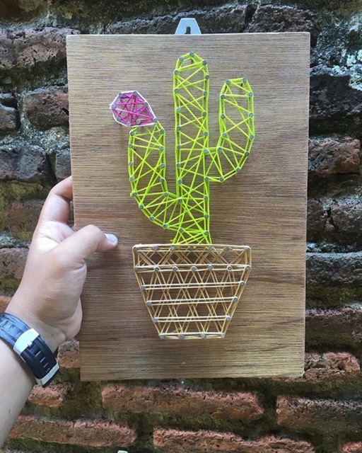 Detail String Art Kaktus Nomer 48