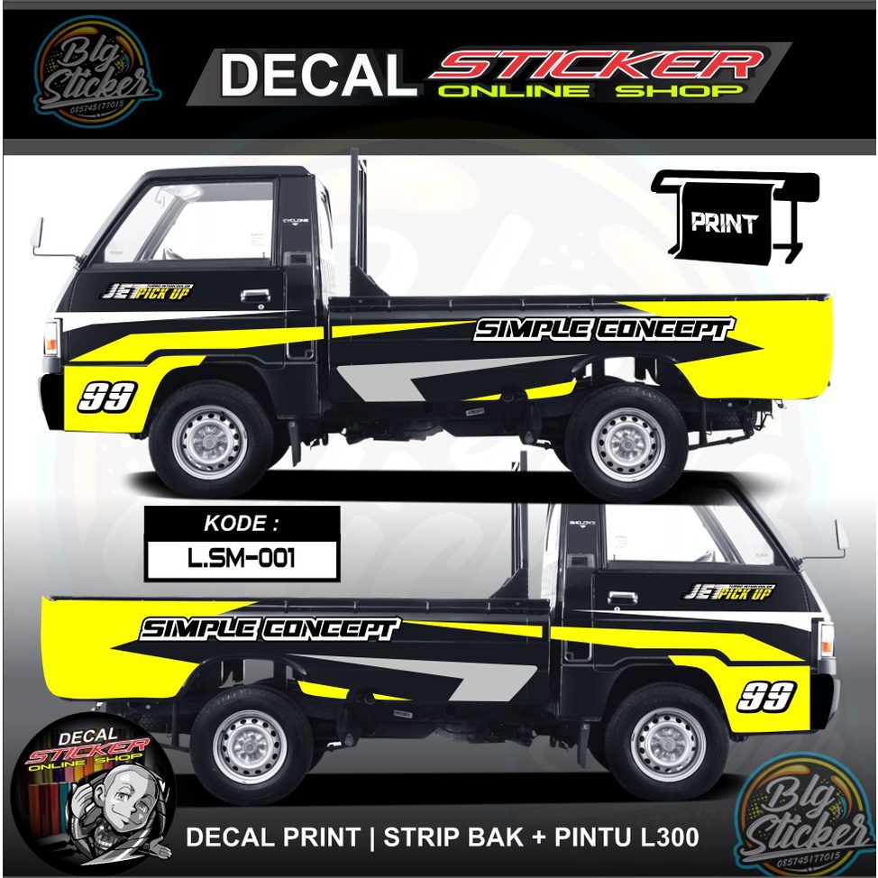 Detail Striping Mobil Truk Nomer 2