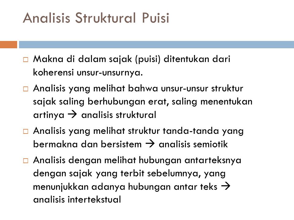 Detail Struktur Dalam Puisi Nomer 12