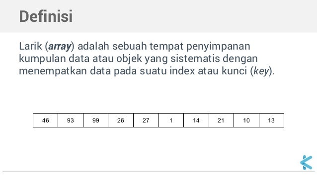 Detail Struktur Data Array Nomer 11