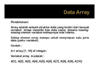 Detail Struktur Data Array Nomer 22