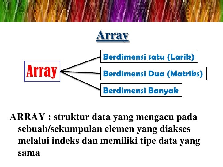 Detail Struktur Data Array Nomer 40