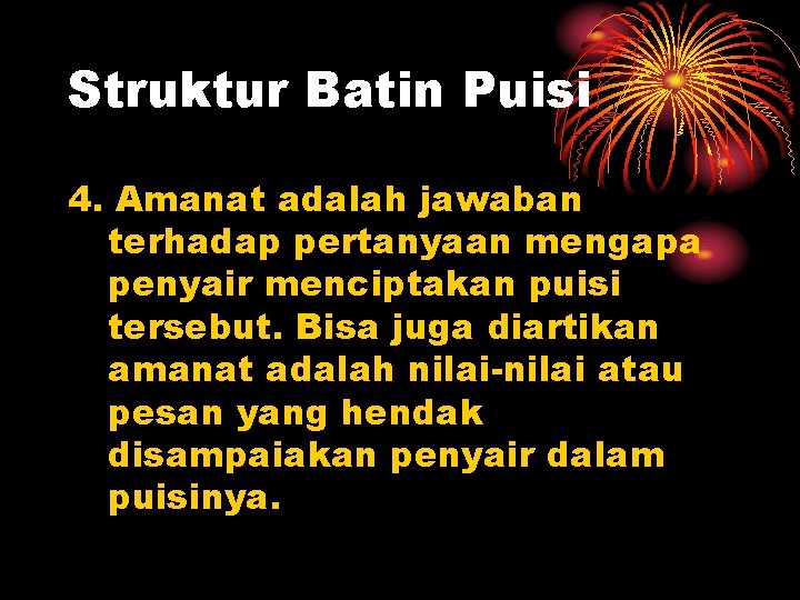 Detail Struktur Lahir Puisi Nomer 19