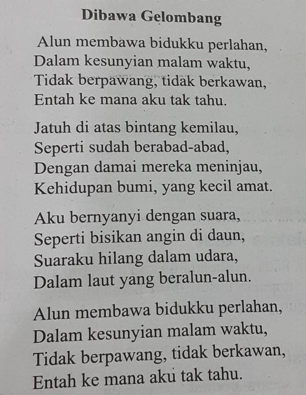 Detail Struktur Lahir Puisi Nomer 21