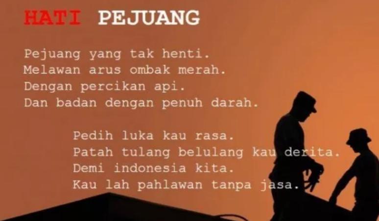 Detail Struktur Lahir Puisi Nomer 23
