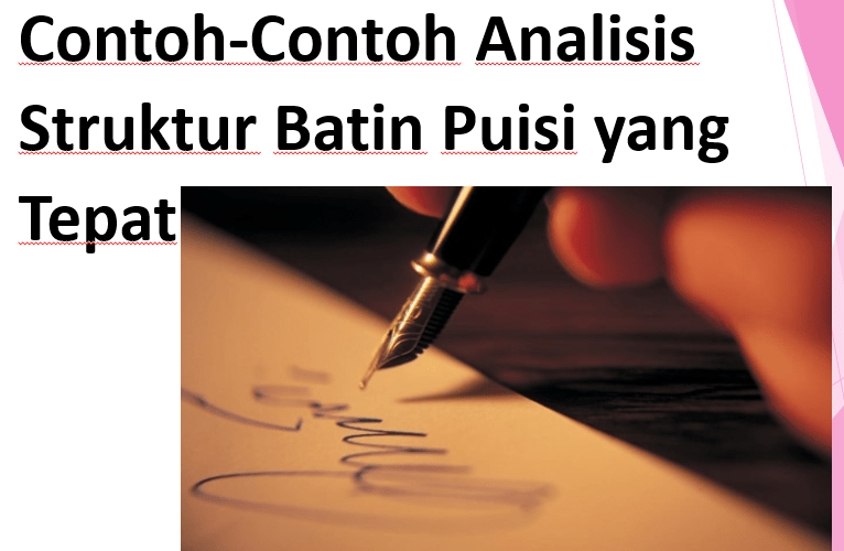 Detail Struktur Lahir Puisi Nomer 27