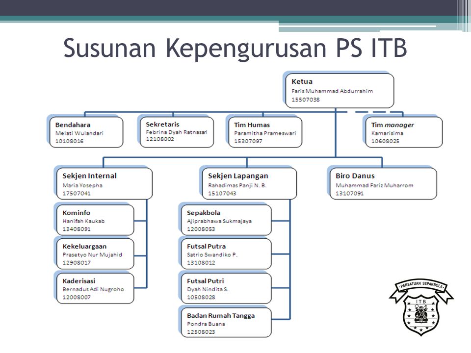 Detail Struktur Organisasi Klub Sepak Bola Nomer 18