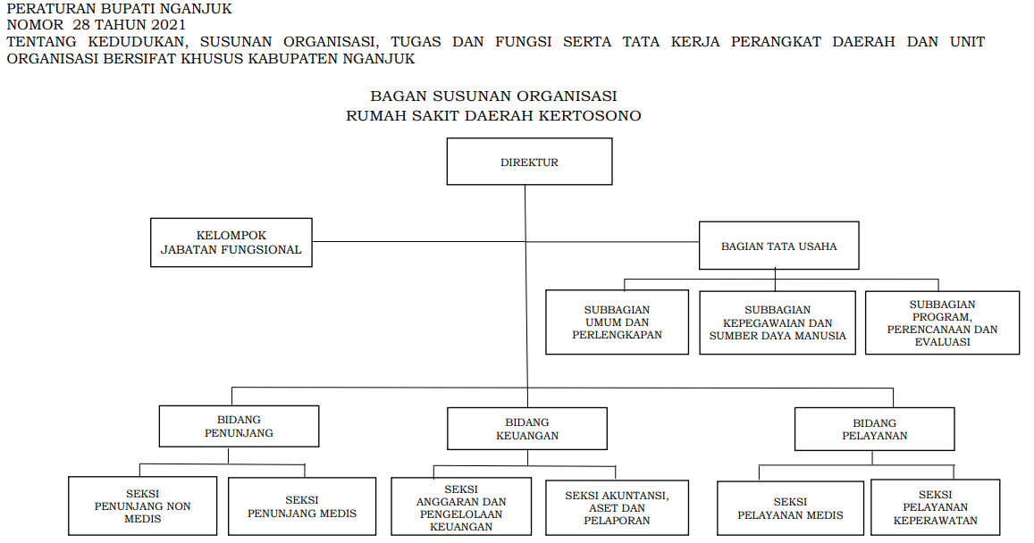 Detail Struktur Organisasi Rumah Sakit Nomer 36