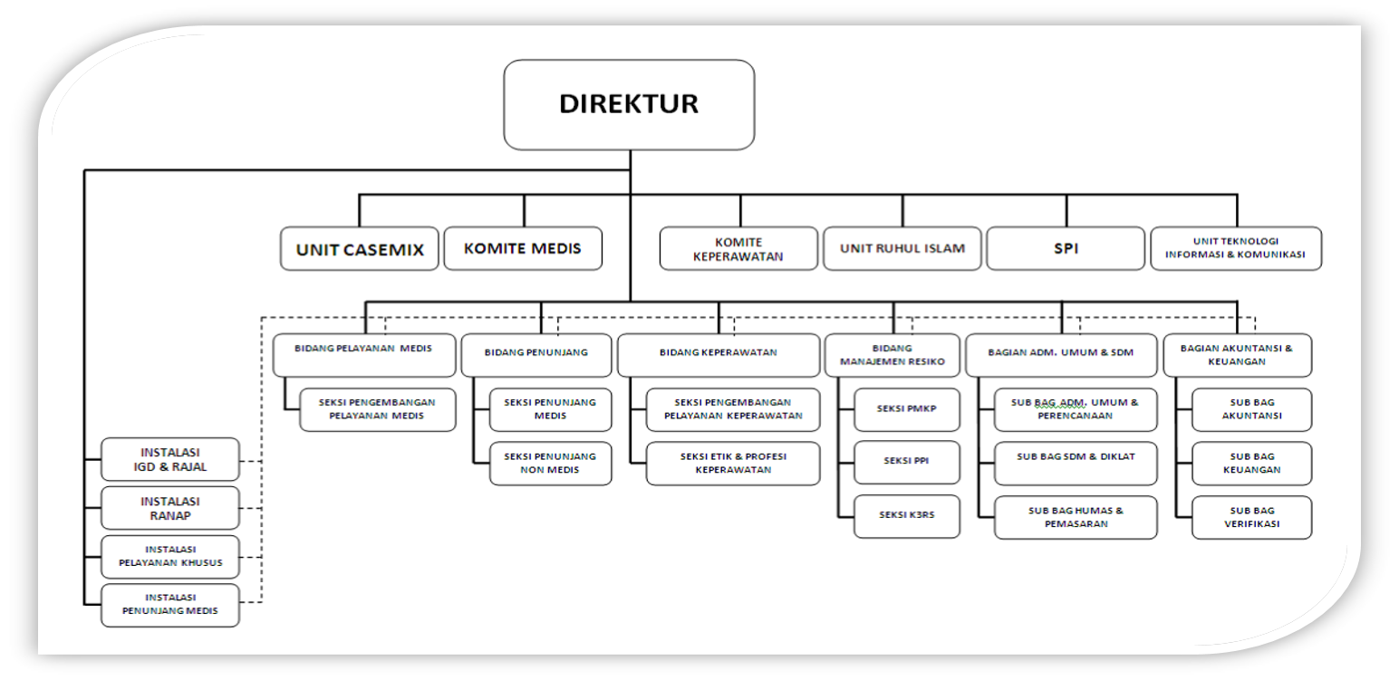 Detail Struktur Organisasi Rumah Sakit Nomer 37