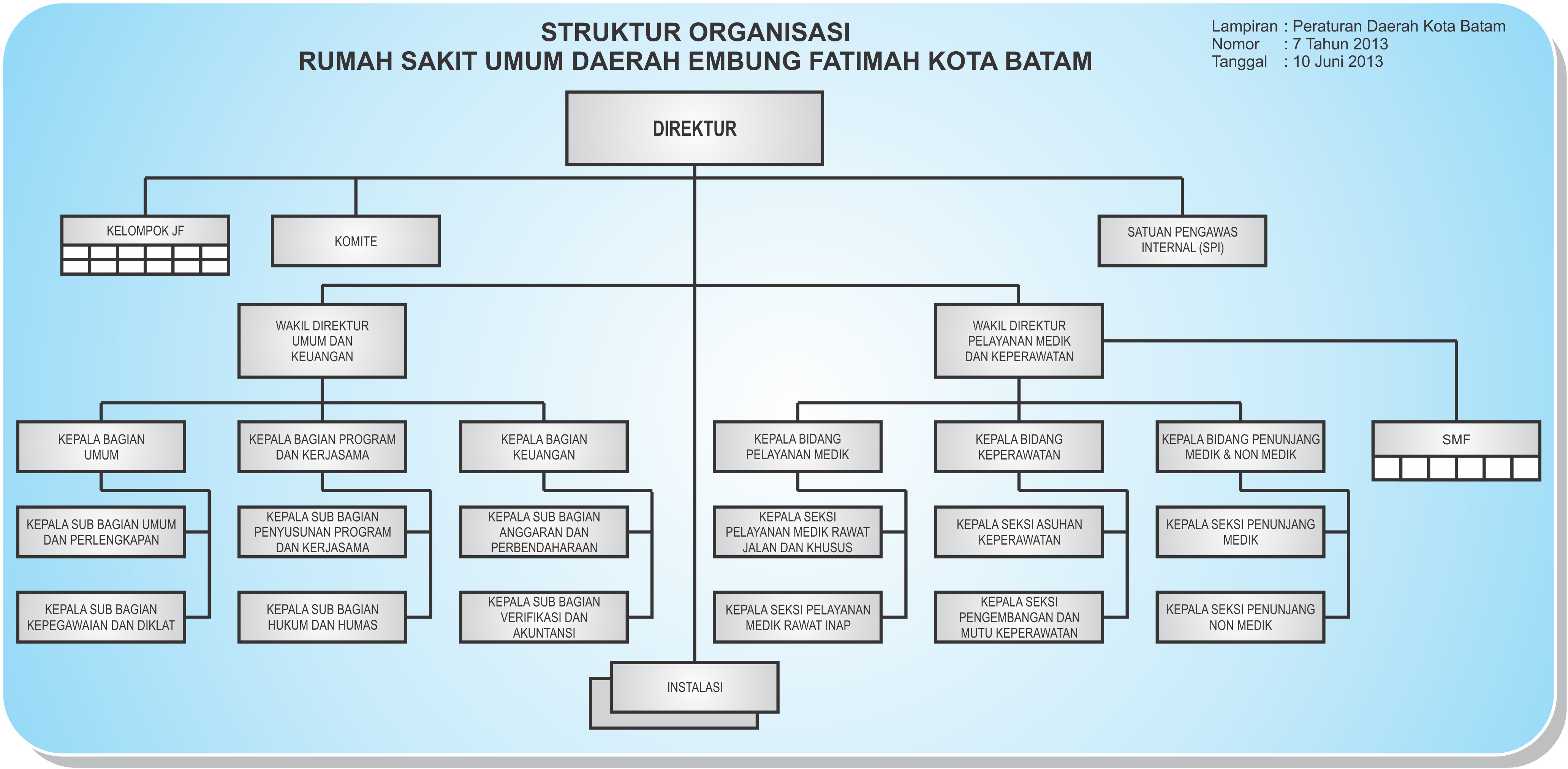 Detail Struktur Organisasi Rumah Sakit Tipe A Nomer 13