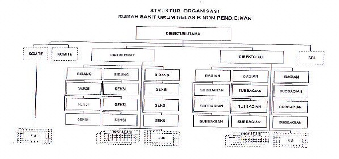 Detail Struktur Organisasi Rumah Sakit Tipe B Nomer 37
