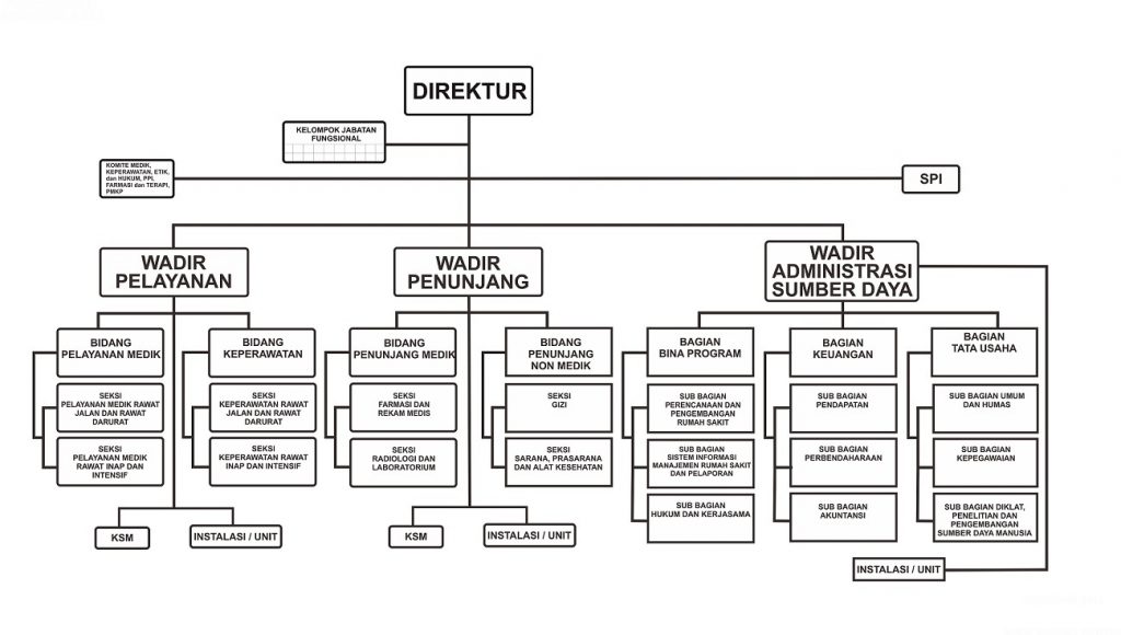 Detail Struktur Organisasi Rumah Sakit Tipe D Nomer 5