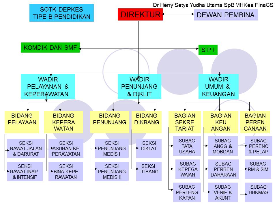 Detail Struktur Organisasi Rumah Sakit Tipe D Nomer 41
