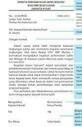 Detail Struktur Surat Tidak Resmi Nomer 45