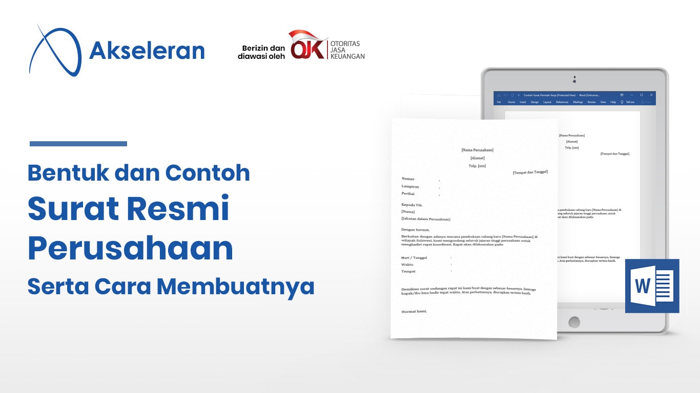 Detail Struktur Surat Tidak Resmi Nomer 51