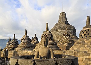 Detail Stupa Candi Borobudur Nomer 23