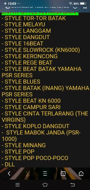 Detail Style Keyboard Pop Batak Nomer 9
