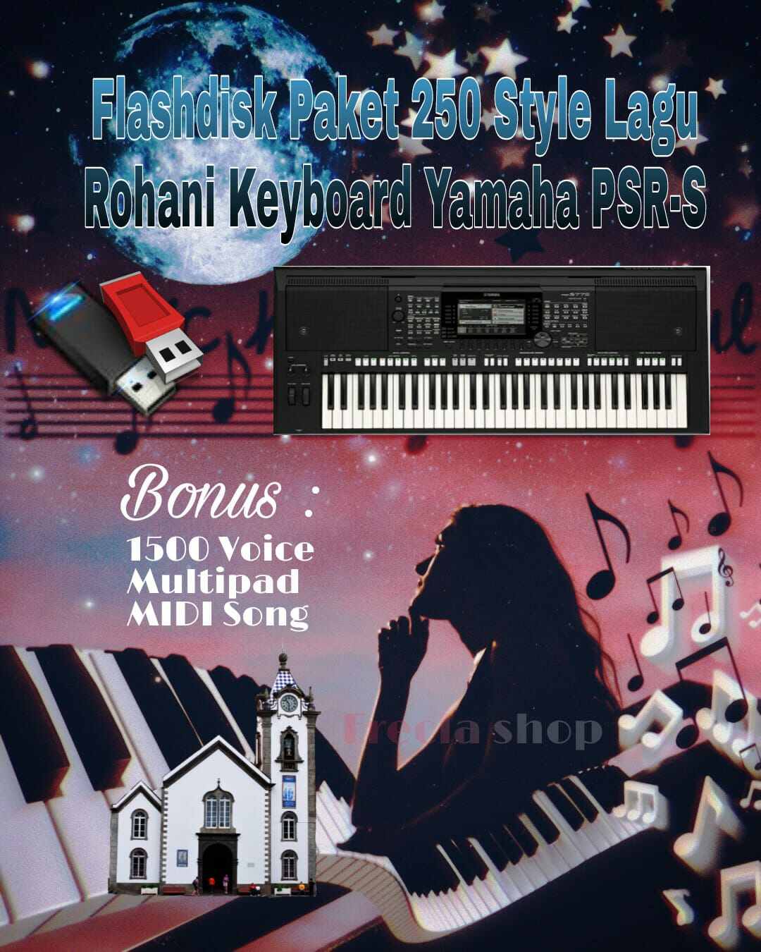 Detail Style Musik Keyboard Rohani Nomer 16